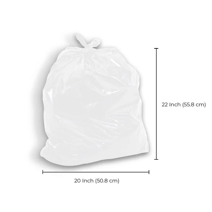 Spartano - Garbage Bags - Regular - White - 20"x22" - Eagle Global Solution