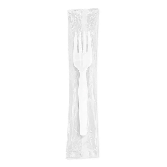 Plastic Forks Heavy - White - Ind. Wrapped - WP2001