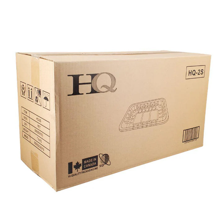 HQ2S - Clear Plastic Meat Trays - #2S - Eagle Global Solution