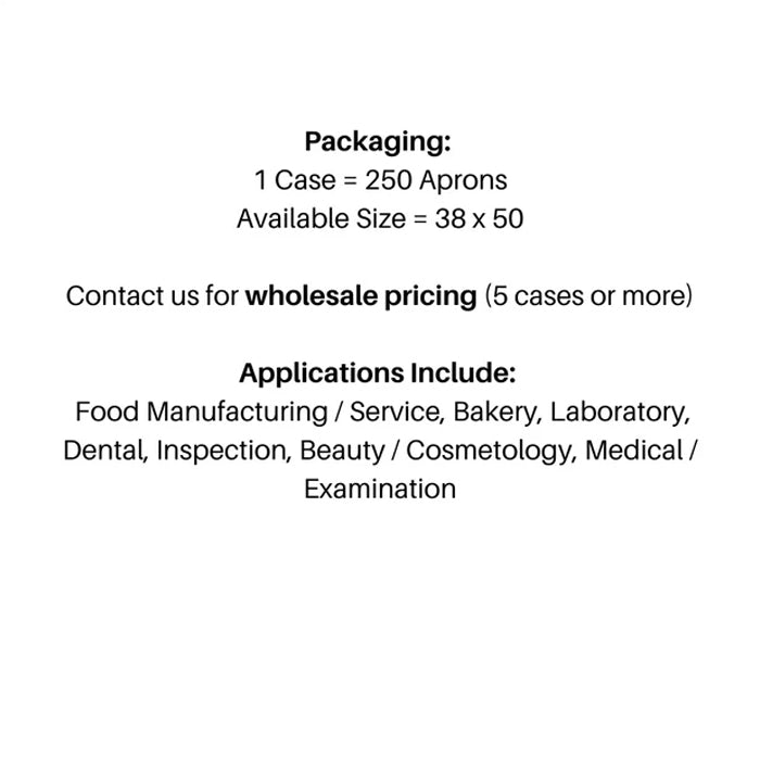 Yellow Polyethylene Apron, 3.0 mil - 250 / case - Eagle Global Solution