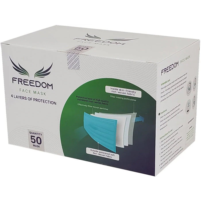 Disposable 3 Ply - Face Mask - Blue - Eagle Global Solution