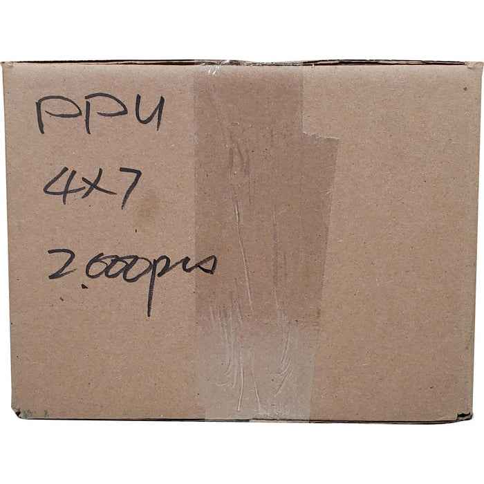 4"x7" Plastic Bags - P.P.U. - Shiny - 2.5 mil