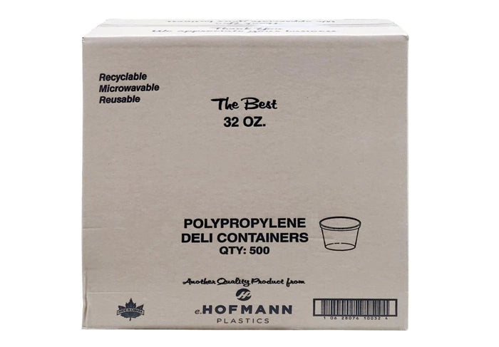 Hoffmann - Deli Container - Clear - 32oz - HT32 - Eagle Global Solution