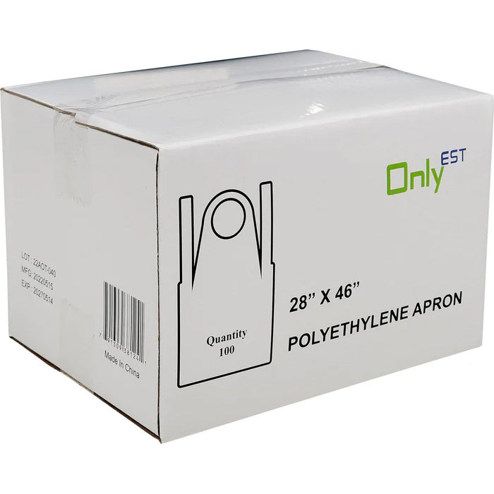 Only Est - Disposable Aprons - 28" x 46" - Eagle Global Solution