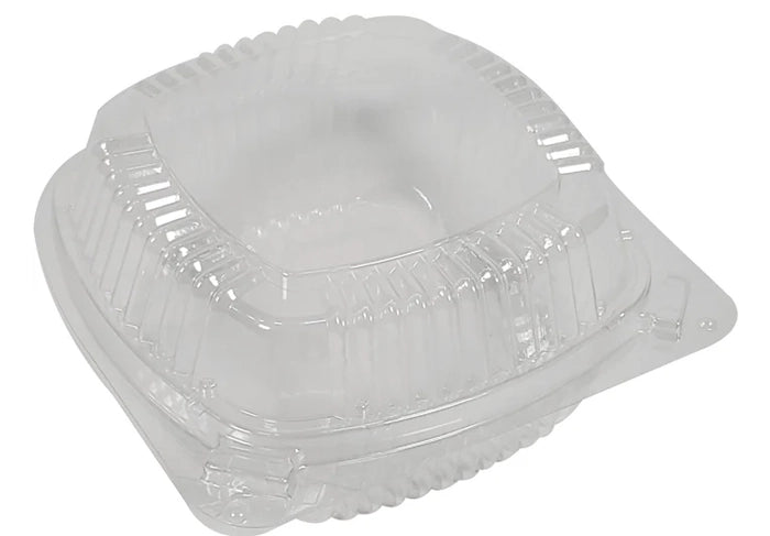 Pactiv - 5" Hinged Plastic Container - Clear - 5 1/4x5 1/4x2 1/2 - YC18-1050 - Eagle Global Solution