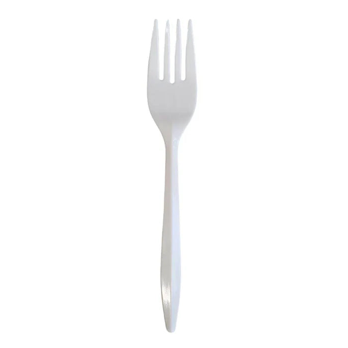 Eagle Grip - Plastic Forks - White - Bulk - B1001